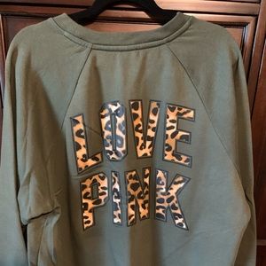 Victoria’s Secret pink army green legging crew